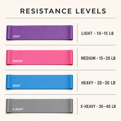 MOVAIRA Elastic Booty Resistance Bands