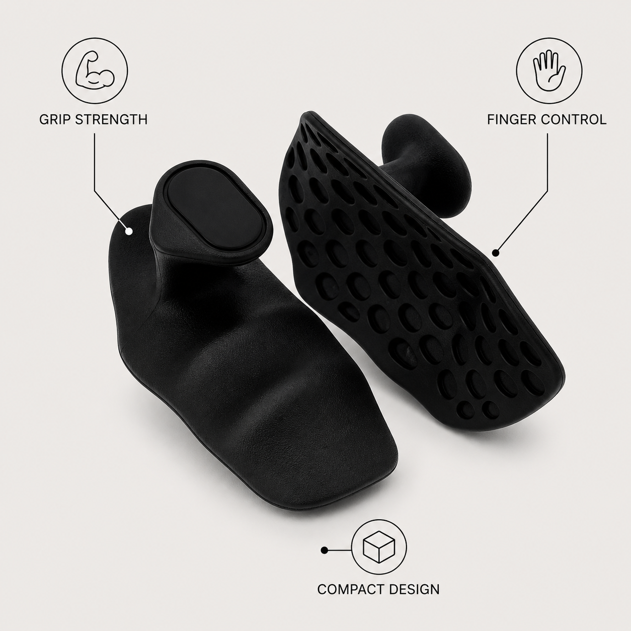 MOVAIRA Grip Strengthener — Spring Grip Finger Exerciser
